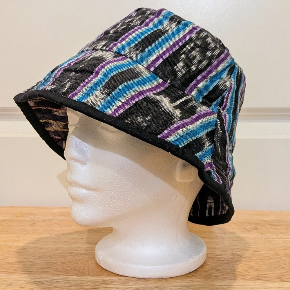 3/$30 NWOT Beckwoman 100% Guatemalan Cotton Handmade Reversible Bucket Hat